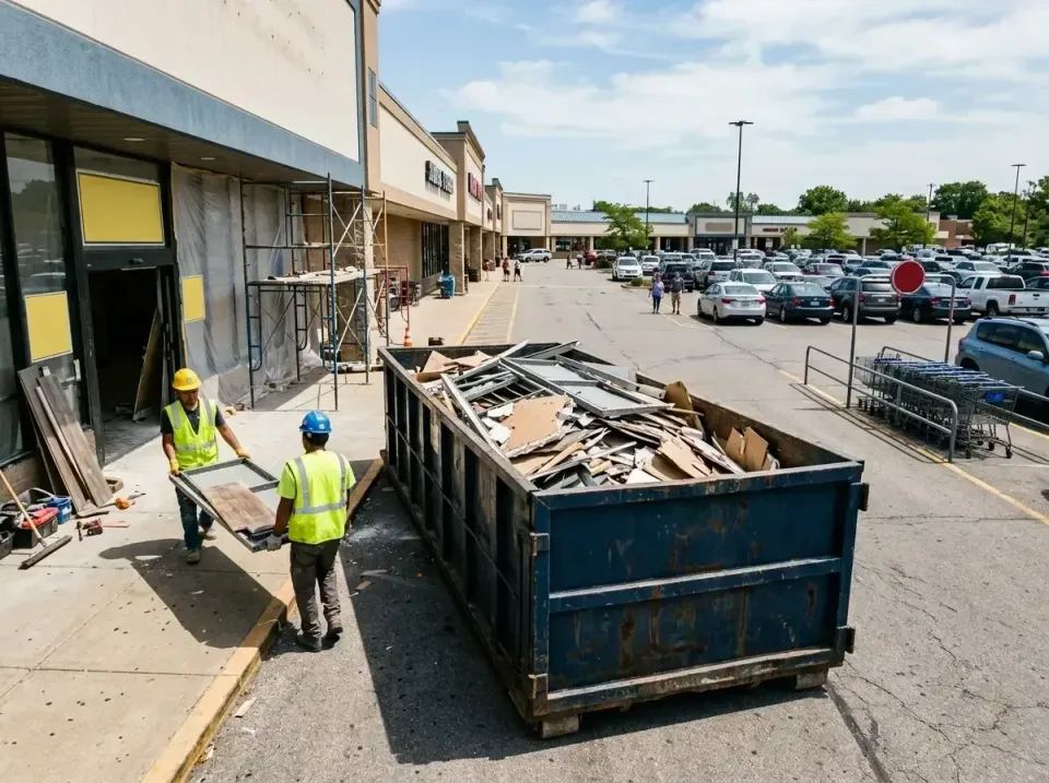 retail-store-renovation-debris-003 — frequently asked questions, Roll-off Dumpster Rentals in Lenexa, KS
